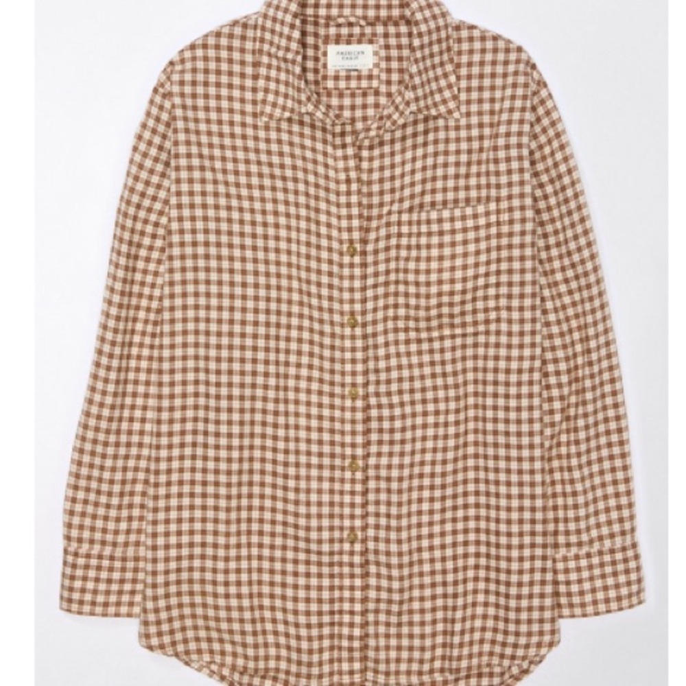 American Eagle Plaid Flannel Shirt